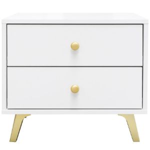 Obrazek Stolik nocny Siena biały