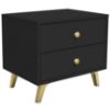 Obrazek Stolik nocny Siena czarny