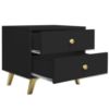 Obrazek Stolik nocny Siena czarny