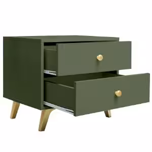 Obrazek Stolik nocny Siena butelkowa zieleń