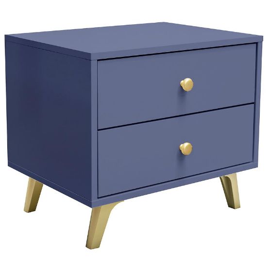 Obrazek Stolik nocny Siena zgaszony błękit