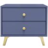 Obrazek Stolik nocny Siena zgaszony błękit