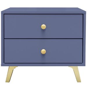 Obrazek Stolik nocny Siena zgaszony błękit