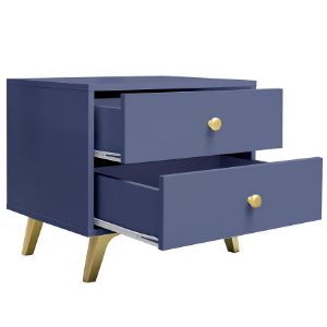 Obrazek Stolik nocny Siena zgaszony błękit