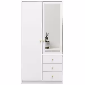 Obrazek Szafa Siena D2 biały / lustro