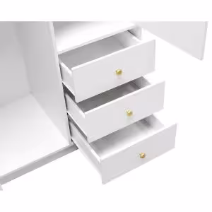 Obrazek Szafa Siena D2 biały / lustro