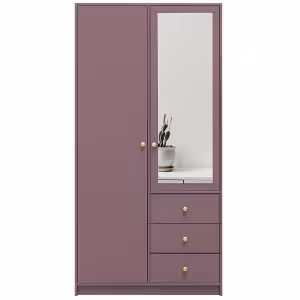 Obrazek Szafa Siena 2 D2 śliwka / lustro