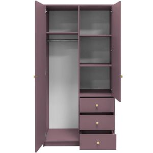 Obrazek Szafa Siena 2 D2 śliwka / lustro