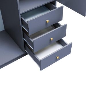 Obrazek Szafa Siena 2 D2 zgaszony błękit / lustro