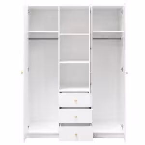 Obrazek Szafa Siena D3 biały / lustro