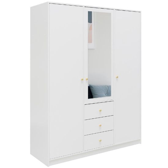 Obrazek Szafa Siena D3 biały / lustro