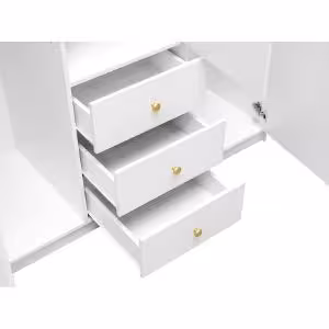 Obrazek Szafa Siena D3 biały / lustro