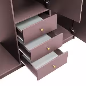 Obrazek Szafa Siena 2 D3 śliwka / lustro