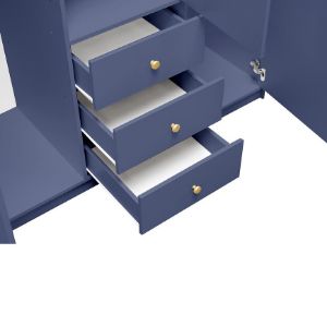 Obrazek Szafa Siena 2 D3 zgaszony błękit / lustro