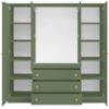 Obrazek Szafa Siena 2 D4 butelkowa zieleń / lustro