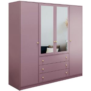 Obrazek Szafa Siena 2 D4 śliwka / lustro