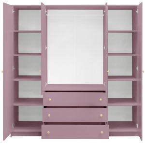 Obrazek Szafa Siena 2 D4 śliwka / lustro