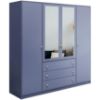 Obrazek Szafa Siena 2 D4 zgaszony błękit / lustro