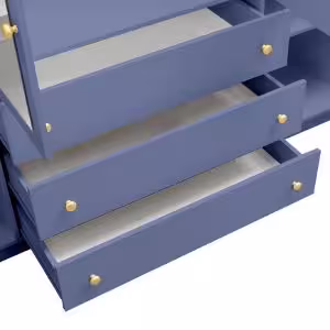 Obrazek Szafa Siena 2 D4 zgaszony błękit / lustro