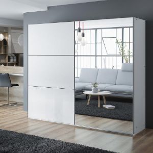 Obrazek Szafa Vigo 250 biały / lustro