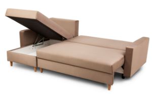 Obrazek Narożnik z funkcją spania Onyx ciemny beż