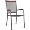 Obrazek Krzesło ogrodowe Hul Flysta szare