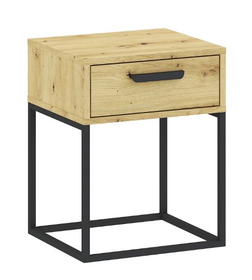 Obrazek Szafka nocna Cadro 3 dąb artisan