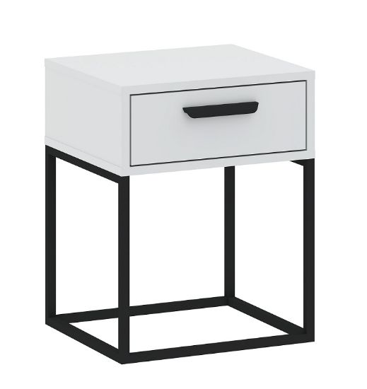 Obrazek Szafka nocna Cadro 3 biały