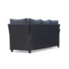 Obrazek Narożnik technorattanowy Stockholm Black z wysokim stołem polywood i ławką