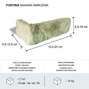 Obrazek Kamień Betonowy Portina Sahara Narożnik