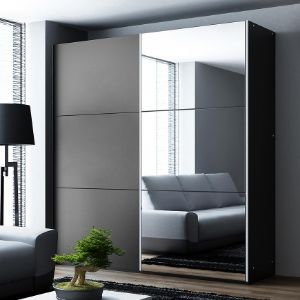 Obrazek Szafa Vigo 200 grafit / lustro