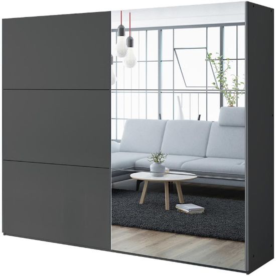 Obrazek Szafa Vigo 250 grafit / lustro