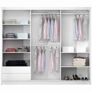 Obrazek Szafa Vigo 250 grafit / lustro