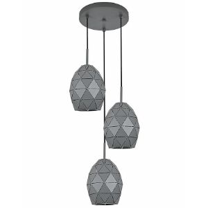 Obrazek Lampa EGANA 6999 KOŁO SZARA LW3