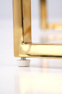 Obrazek Ława Mara 3 biały marmur/złoty