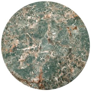 Obrazek Zestaw 2 ław Lobster zielony marmur/czarny