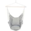 Obrazek Hamak ogrodowy fotel brazylijski biało-czarny