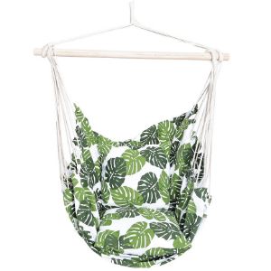 Obrazek Hamak ogrodowy fotel brazylijski zielony