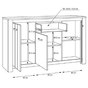 Obrazek Komoda Elara ERXK232-C586 
