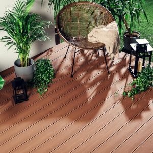 Obrazek Deska tarasowa mercado basic brąz 2000x120x20mm