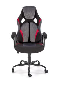 Obrazek Fotel gabinetowy Stylor czarny/popielaty