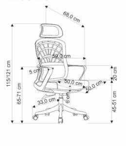 Obrazek Fotel gabinetowy Verso czarny