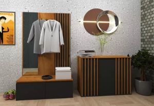 Obrazek Komoda Nairobi 2F4S artisan/czarny