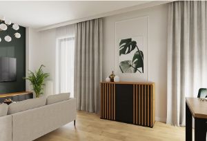 Obrazek Komoda Nairobi 3F artisan/czarny