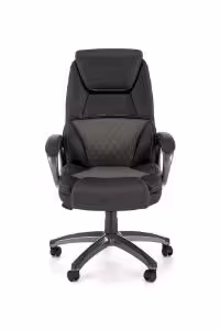 Obrazek Fotel gabinetowy Risco czarny/popielaty