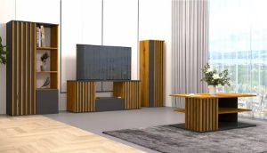 Obrazek Szafka RTV Nairobi artisan/czarny