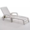 Obrazek Leżak Miami biały