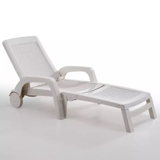 Obrazek Leżak Miami biały