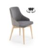 Obrazek Krzesło Guido popielaty