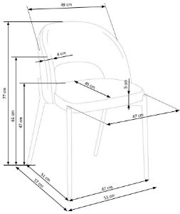 Obrazek Krzesło Paula popiel